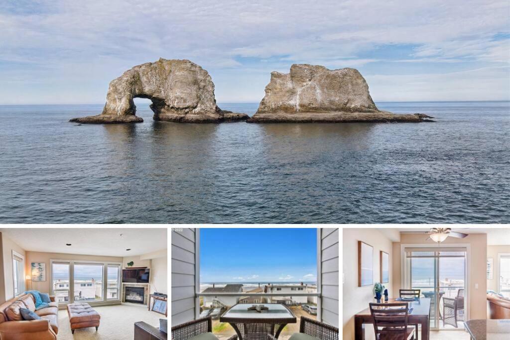Rockaway Oceanview Condo,Steps To The Beach & Downtown,W&D, Wifi Rockaway Beach Exterior foto